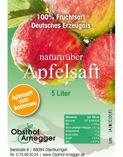 Naturtrüber Apfelsaft